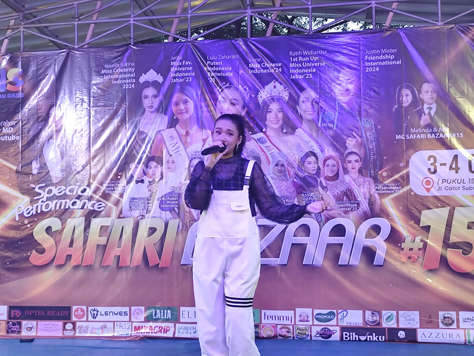 Efah Aaralyn tampil mengesankan di Safari Bazaar 15
