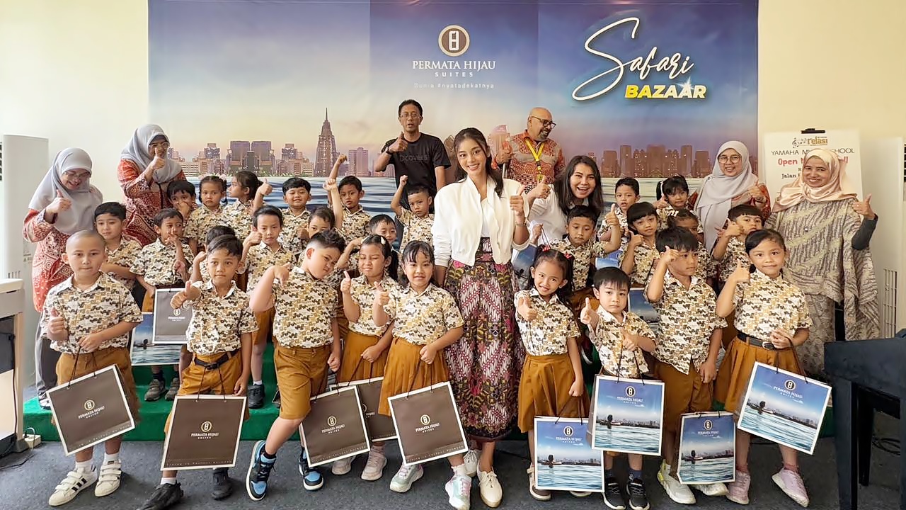Kegiatan anak anak di safari Bazaar 15 Permata Hijau Suites Jakarta Selatan 1