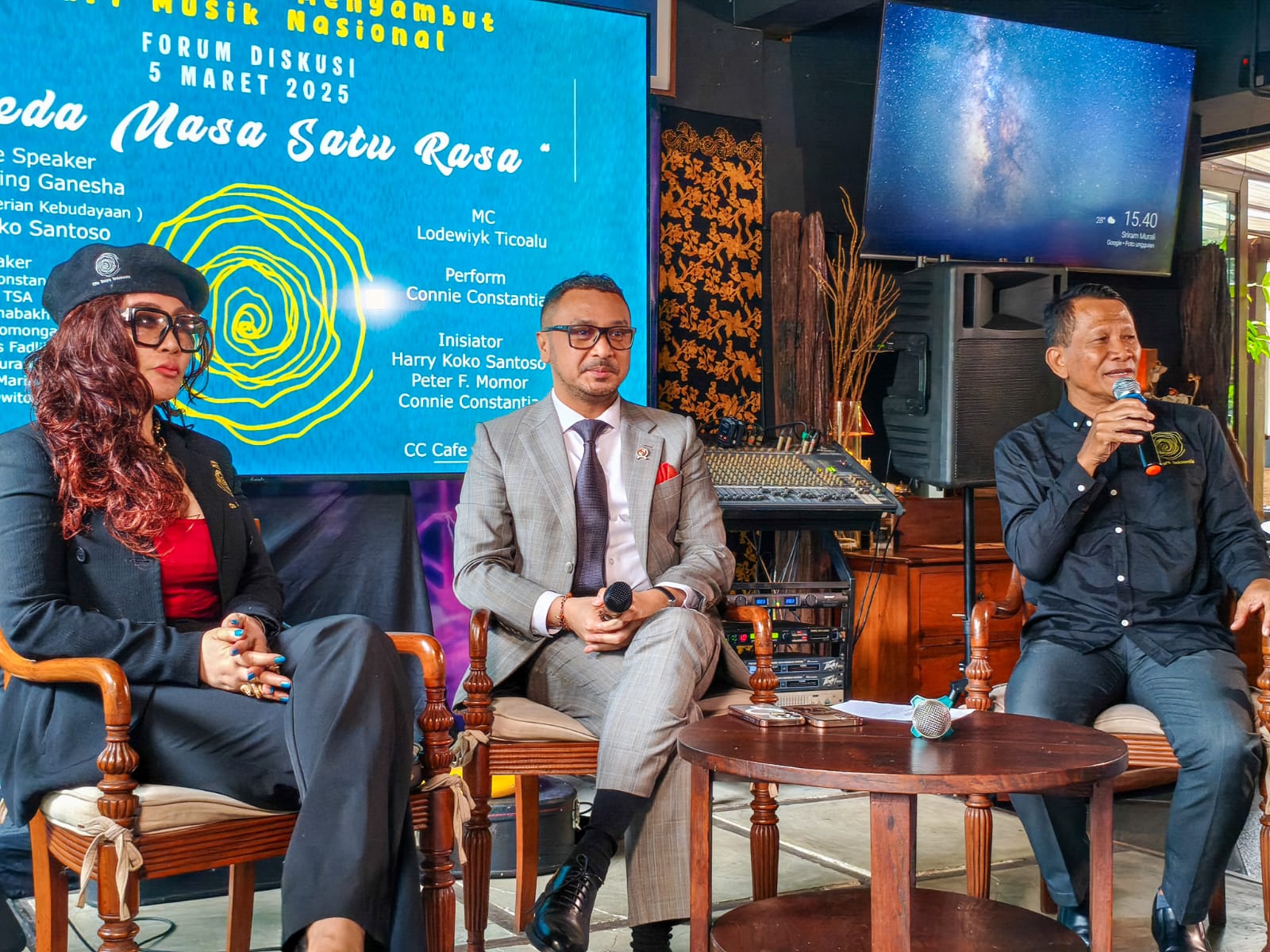 Connie Constantia, Giring Ganesha dan Harry Koko Santoso